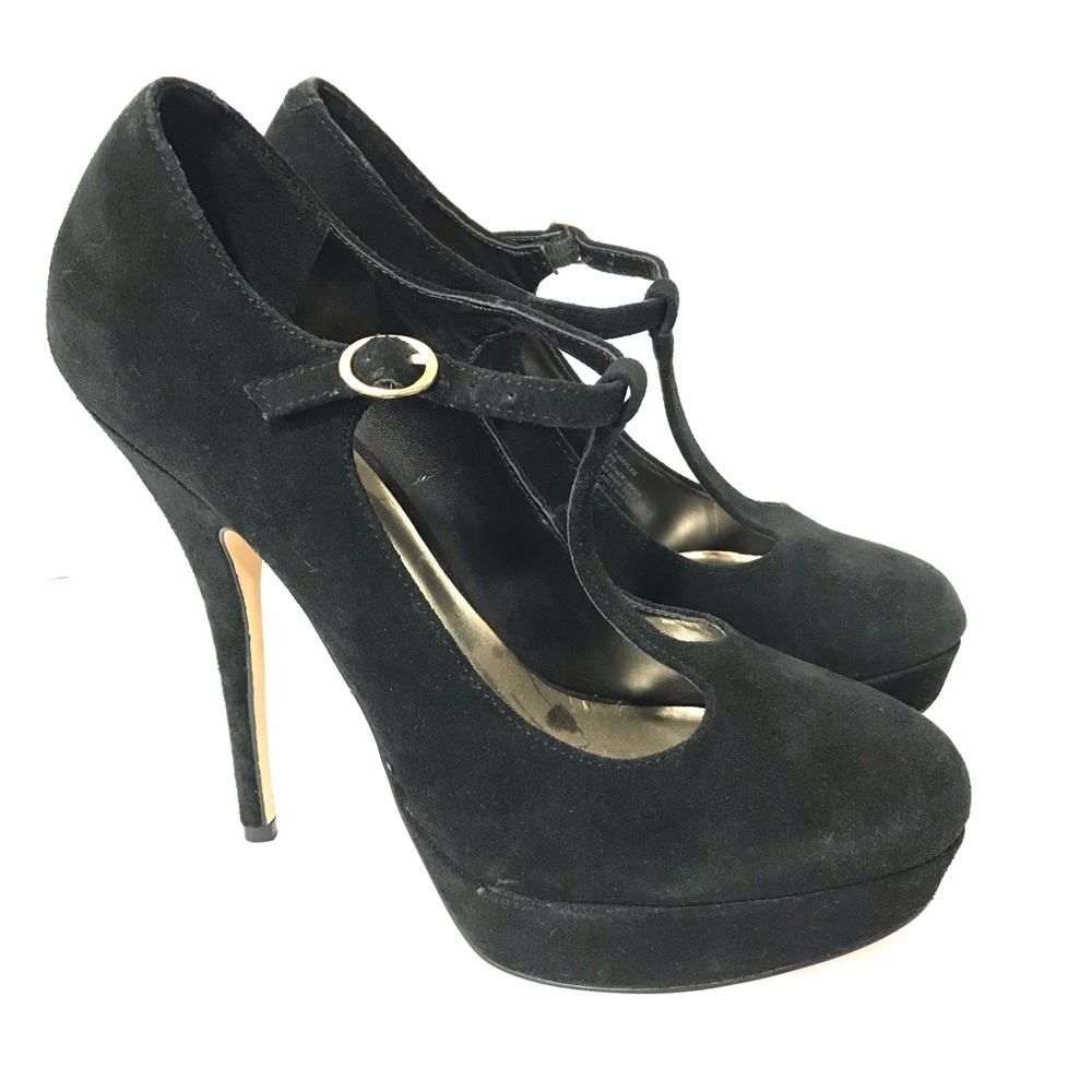 Steve Madden T Strap Mary Jane Stiletto Heels 8.5